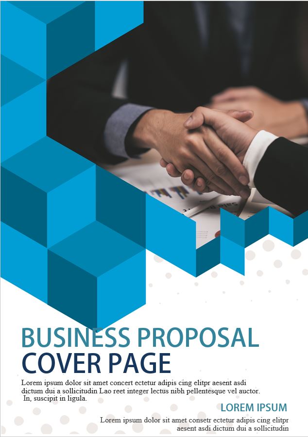 9+Printable Business Proposal Cover Page Design Templates