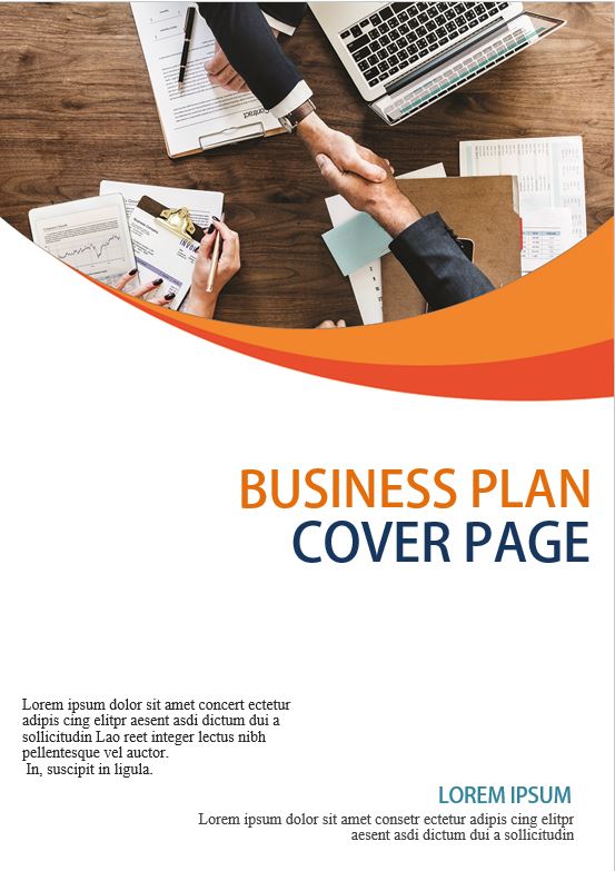 Business Plan Cover Page FREE Printable Templates