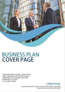 business plan front page sample