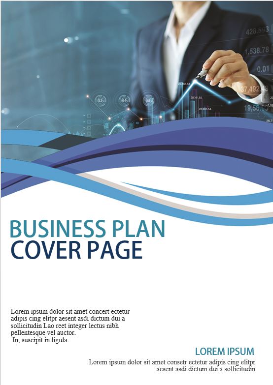 how to make a business plan cover page