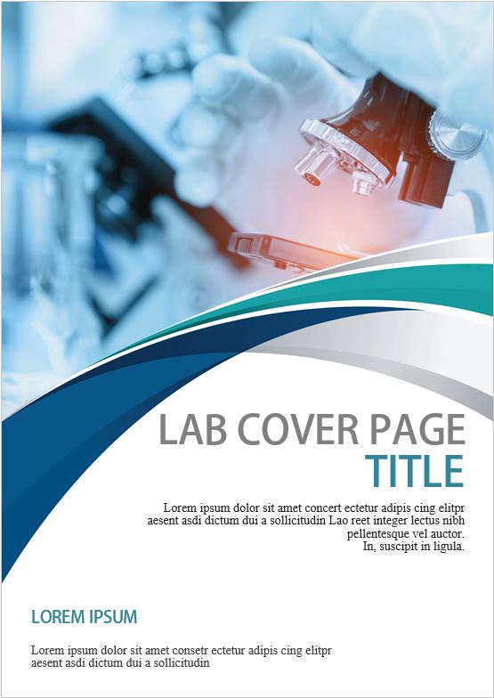 research report cover page template