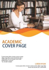 education cover page template