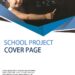Printable School Project Cover Page Template 2