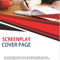 Printable Screenplay Cover Page Template 2