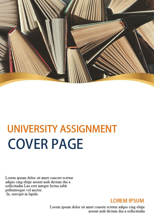 university assignment cover page pdf