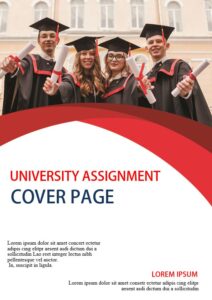 cover page for assignment in university