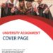 Printable University Assignment Cover Page Template 4