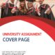 Printable University Assignment Cover Page Template 4