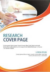 9+ Creative Cover Page for Research Paper in MS WORD