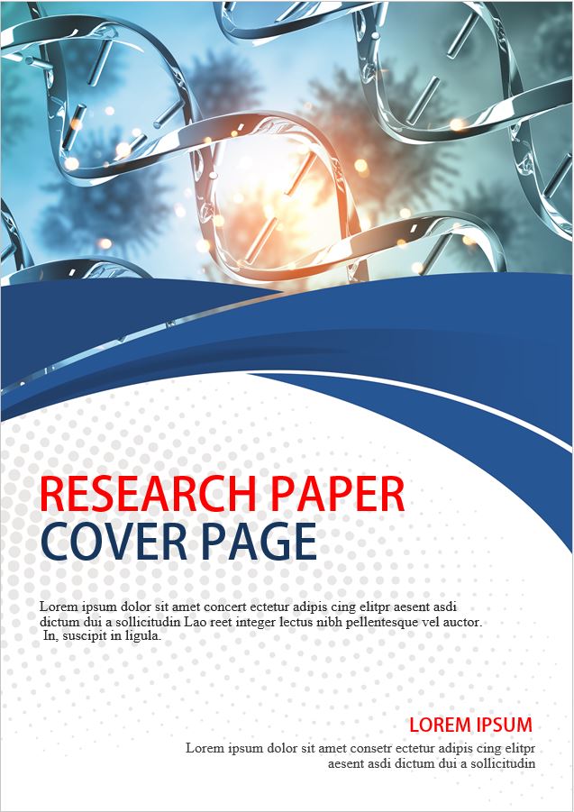 research paper cover page