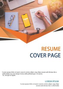 11+ Best Free Printable Resume Cover Page Template in MS Word