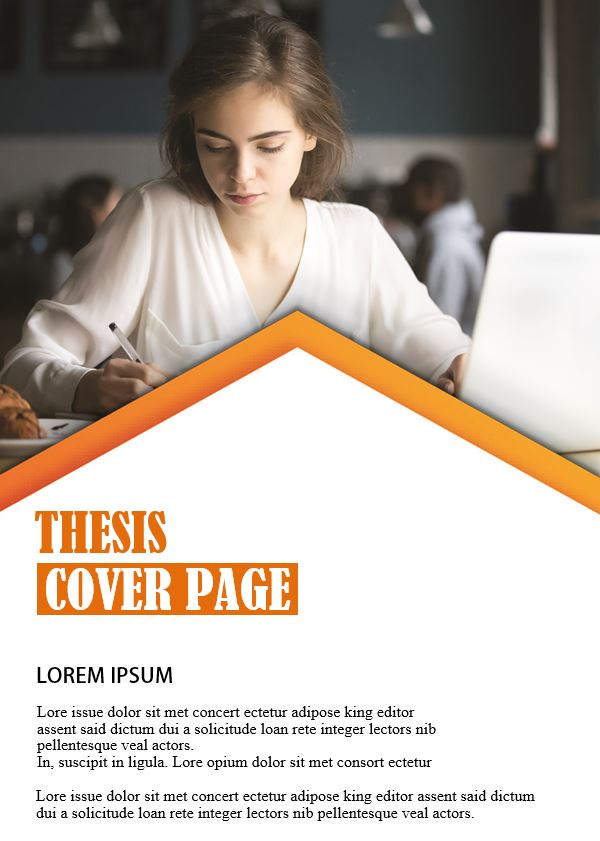 thesis paper cover page