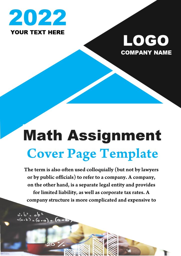 cover page of assignment word