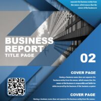Business Report Title Page 1