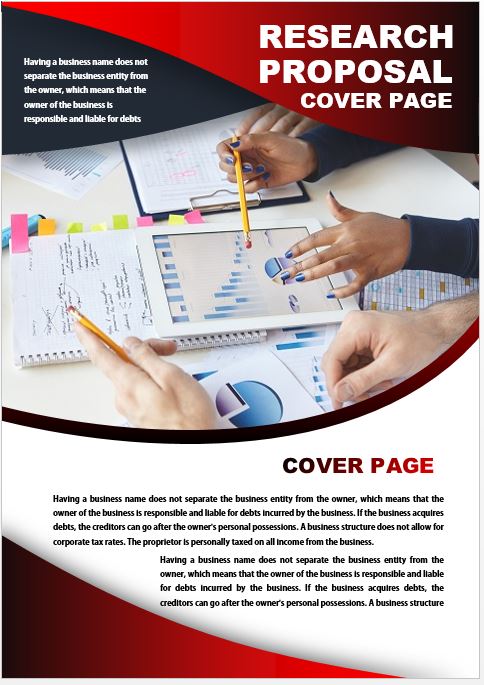 7 Best Free Research Proposal Cover Page Template In MS Word PDF