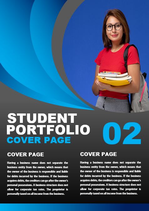 student portfolio cover letter sample