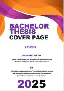 creative bachelor thesis