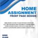 Home Assignment Front Page Design 2