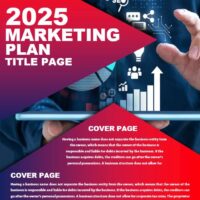 Marketing Plan Cover Page 2