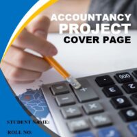Accountancy Project Cover Page