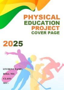 2+ Free Physical Education project cover page Template