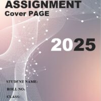 Physics Assignment Cover Page2